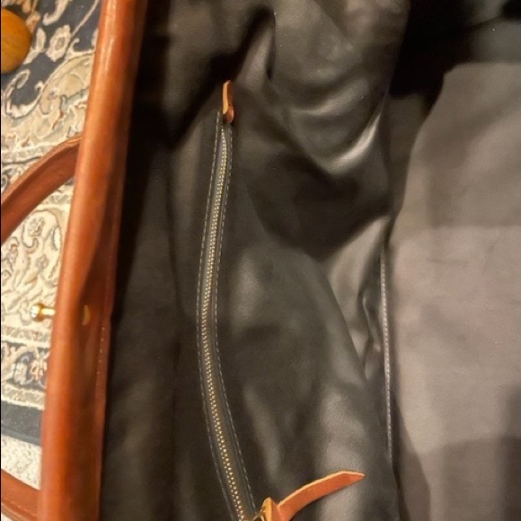 J. W. Hulme Brown Leather Duffle Bag - Picture 7 of 10